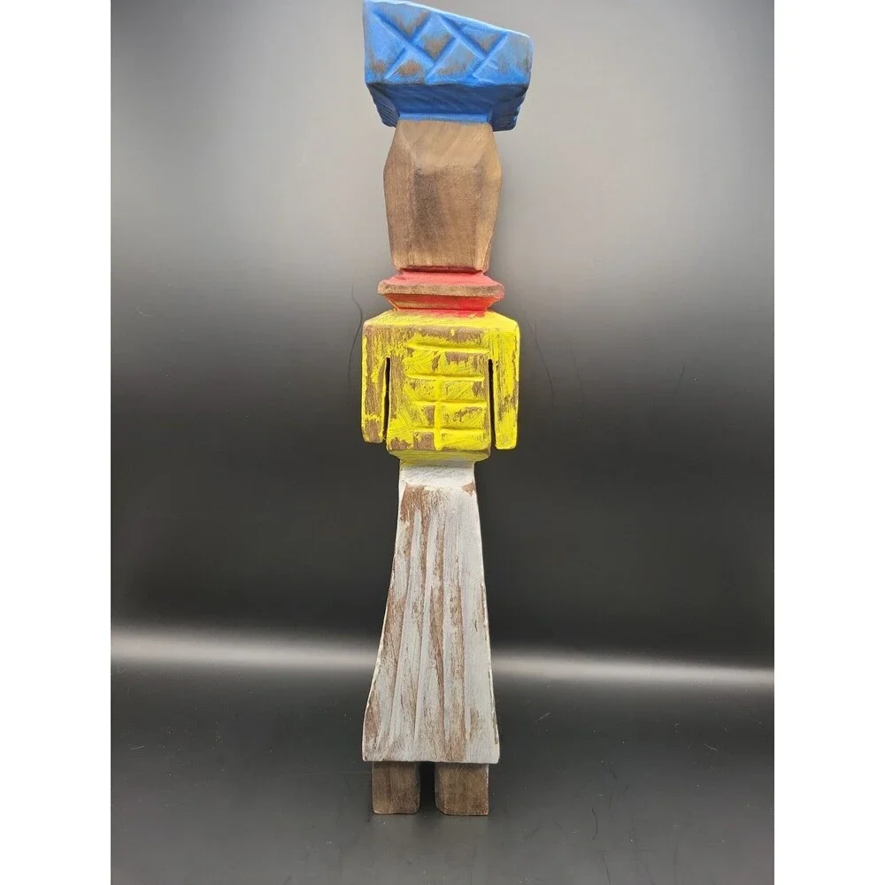 Vintage Hand-Carved Wooden Folk Art 14